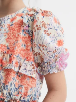 Reiss Hester blouse met bloemenprint