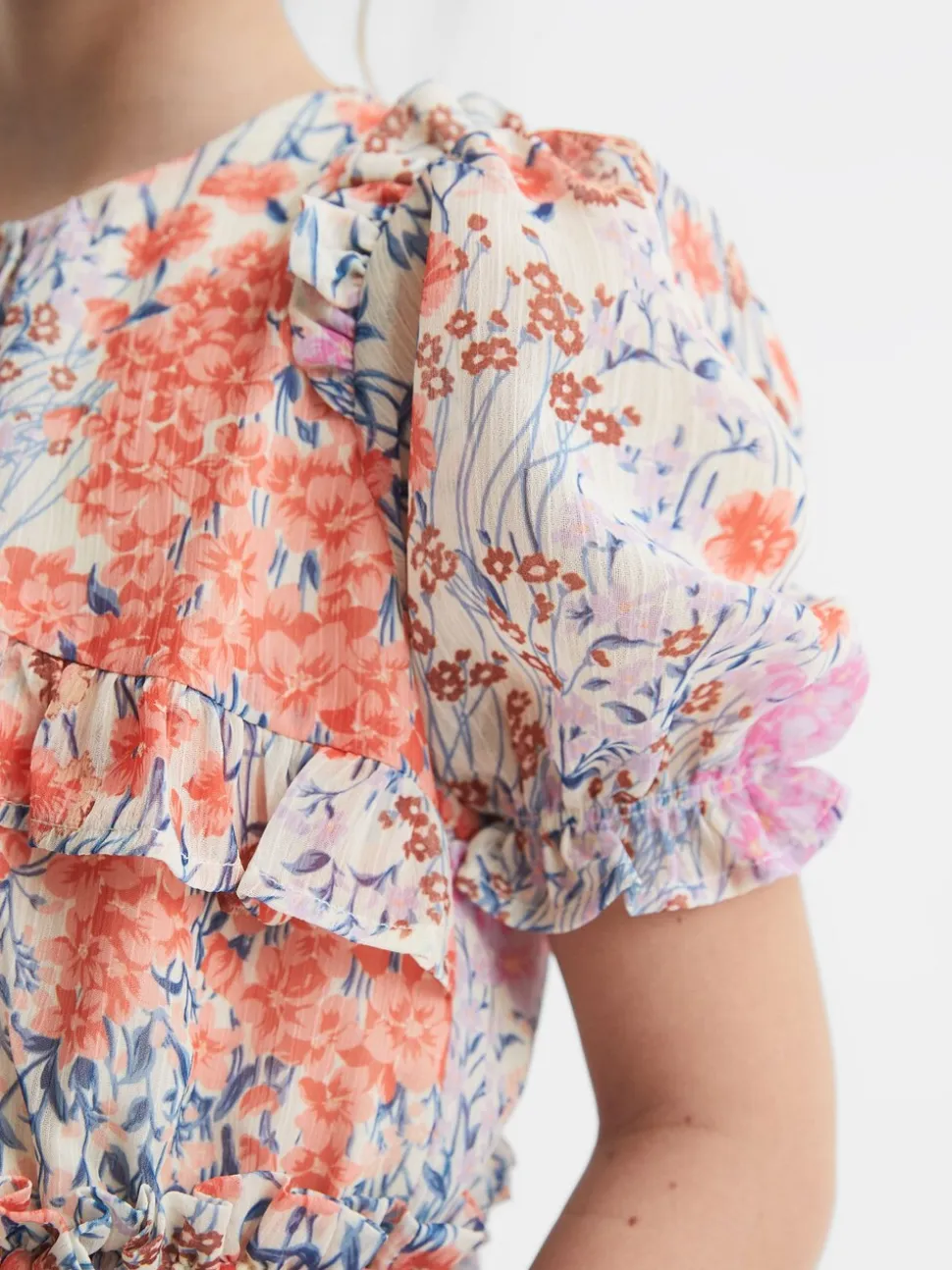 Reiss Hester blouse met bloemenprint