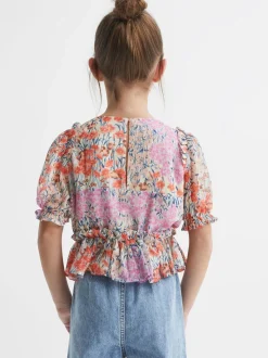 Reiss Hester blouse met bloemenprint
