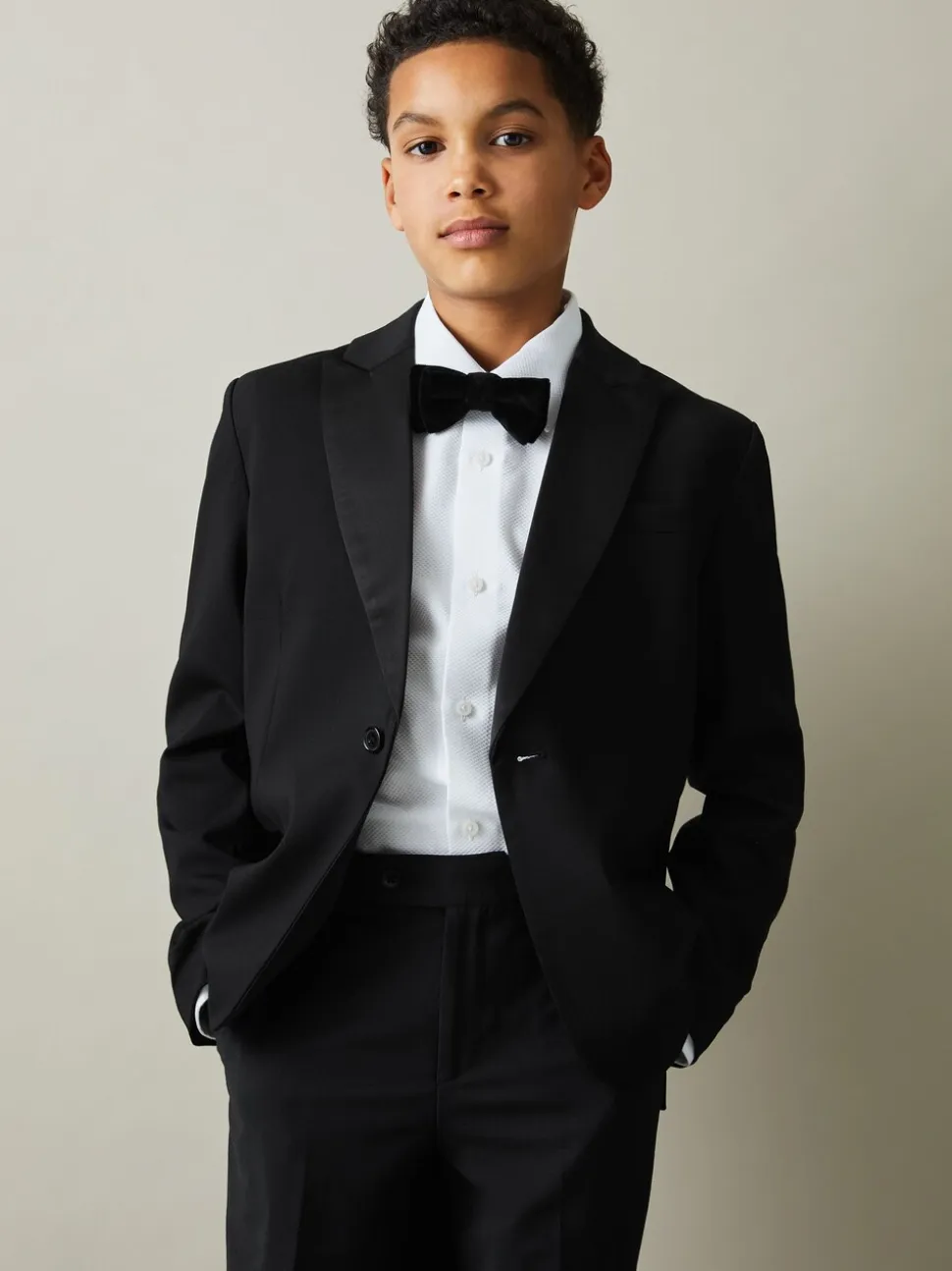 Reiss Knightsbridge B Single breasted Tuxedo Blazer wol-Blend