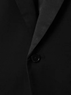 Reiss Knightsbridge Single-Breasted Tuxedo Blazer Wool-Blend