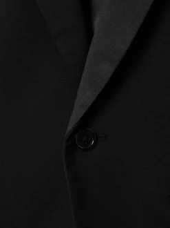 Reiss Knightsbridge Single-Breasted Tuxedo Blazer Wool-Blend