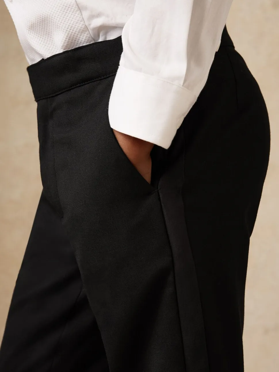 Reiss Knightsbridge Tuxedo broek van satijn met strepen