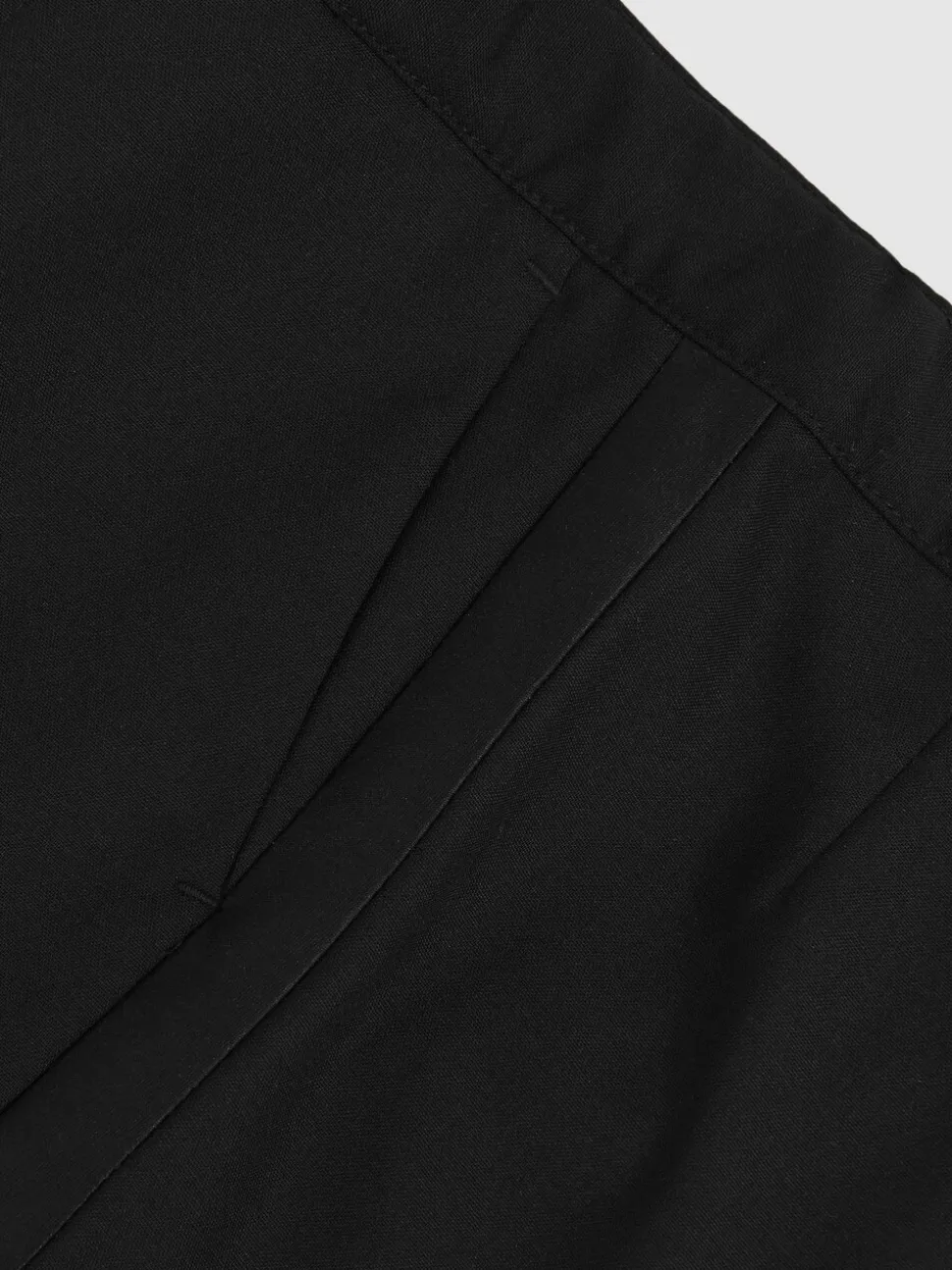 Reiss Knightsbridge Tuxedo broek van satijn met strepen