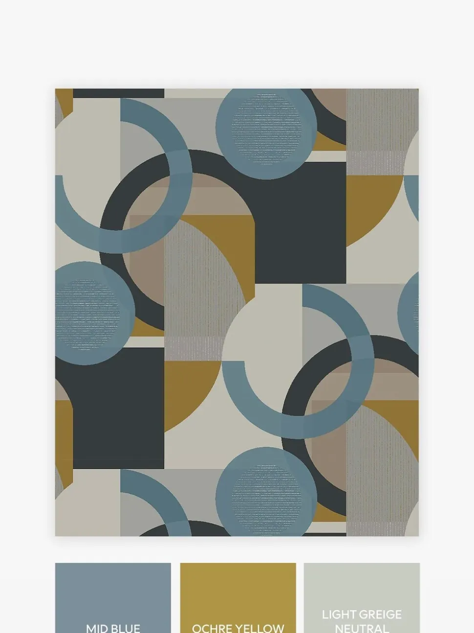 Retro Geometric Shapes 10M Wallpaper