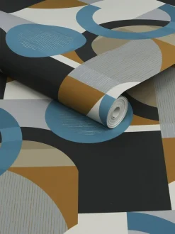 Retro Geometric Shapes 10M Wallpaper
