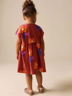 Retro Orange - Jersey Dress (3mths-7yrs)