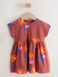 Retro Orange - Jersey Dress (3mths-7yrs)