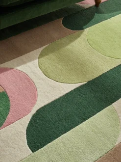 Retro Shapes Tapijt