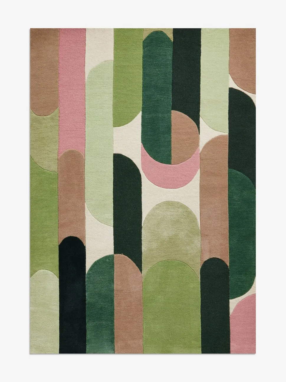 Retro Shapes Tapijt