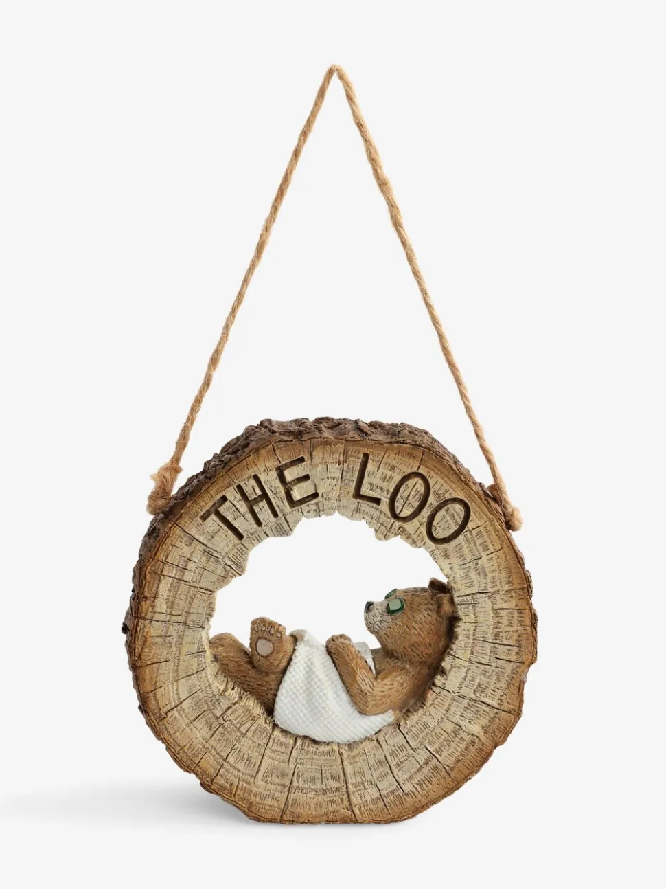 Reversable Hanging Bathroom Sign