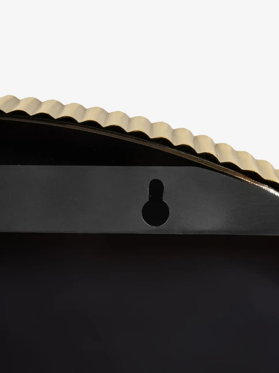 Rib Round Bathroom Wall Mirror