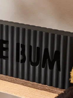 Rib Word Block Ornament
