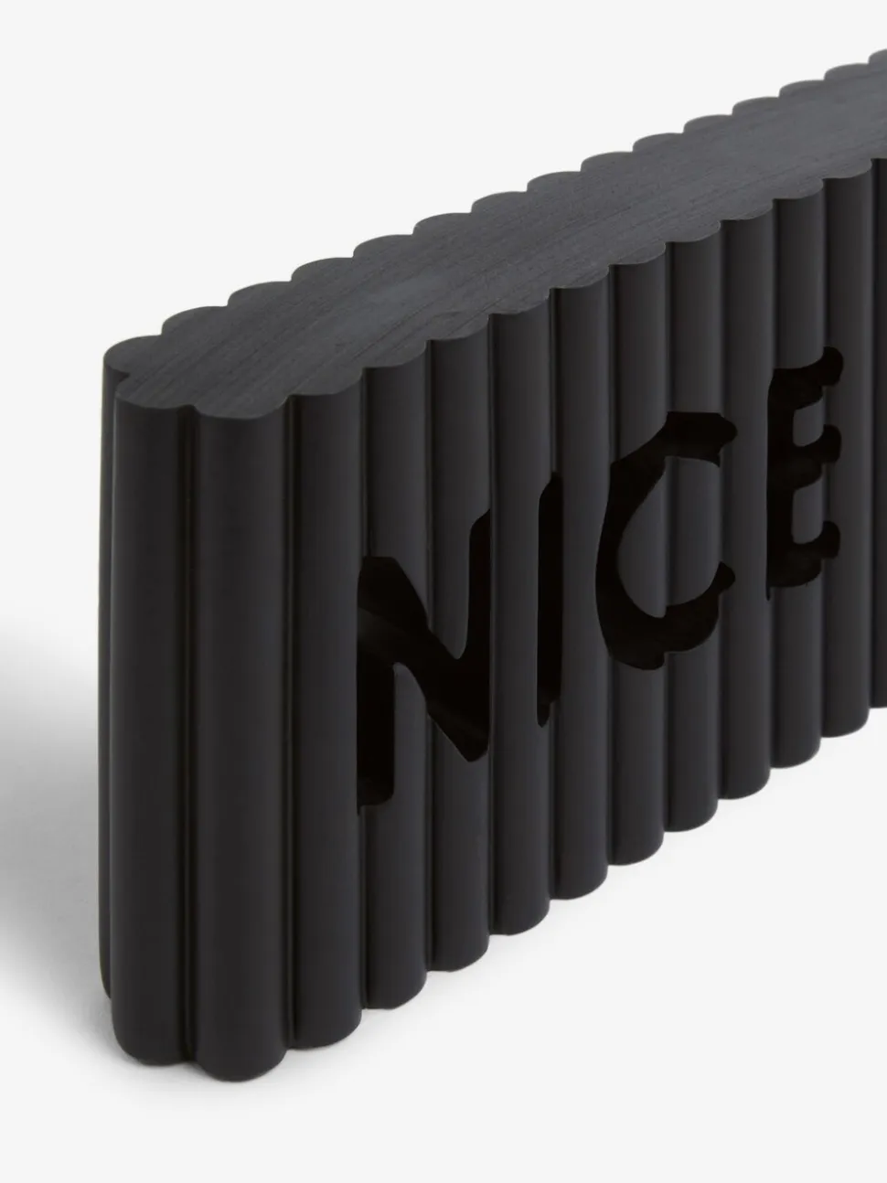 Rib Word Block Ornament