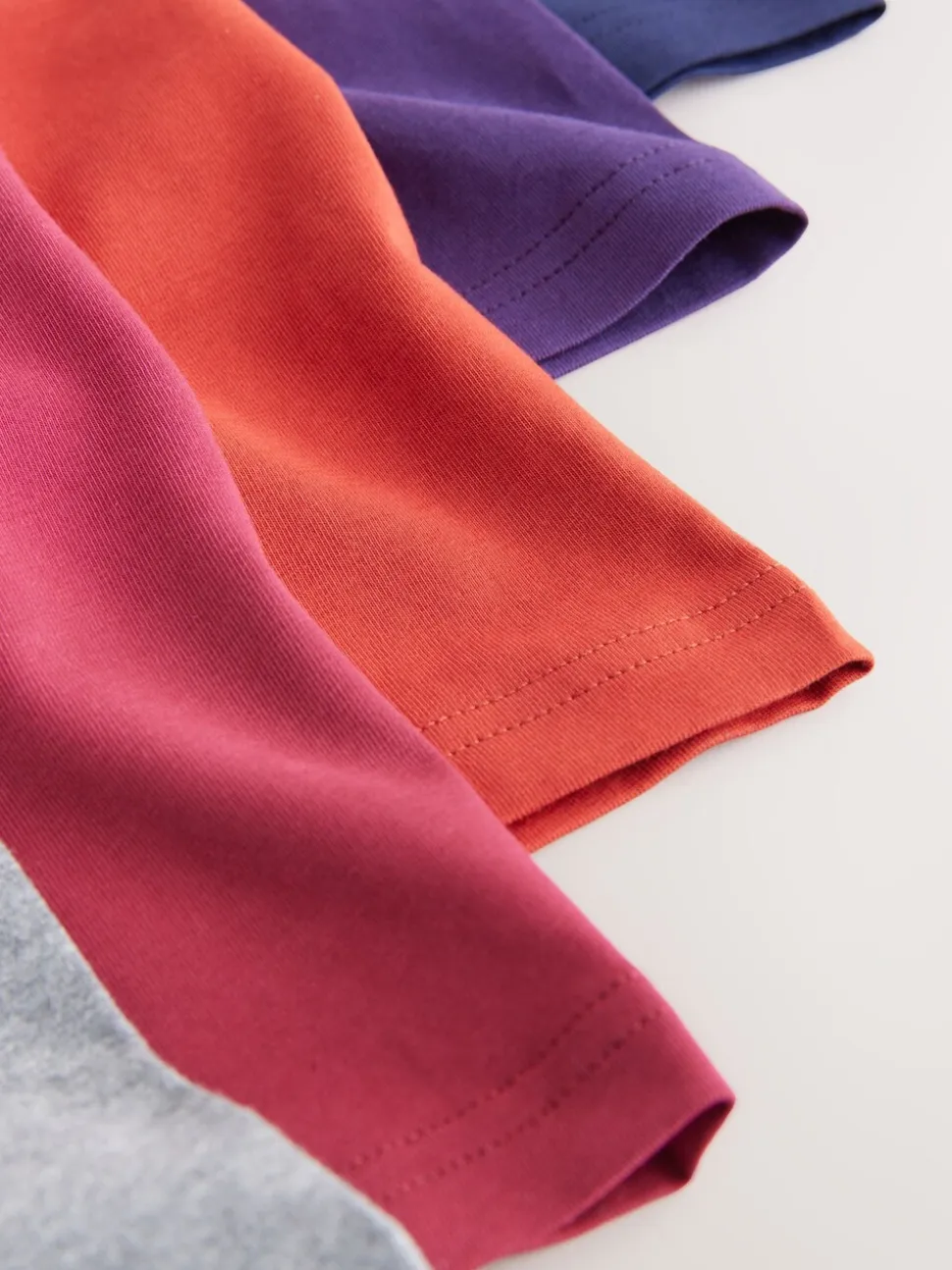 Rijke marineblauw/paars/oranje - Verpakking van 10 - Boxershorts met A-voorkant