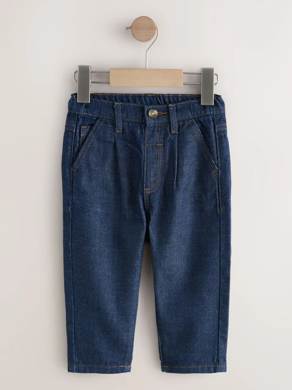 Rinse wash - Jeans met geplooide voorkant (3mnd-7jr)