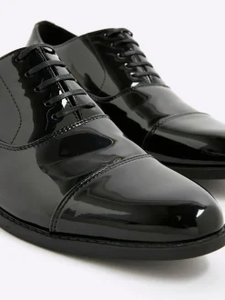 River Island - Lakleren derbyschoenen