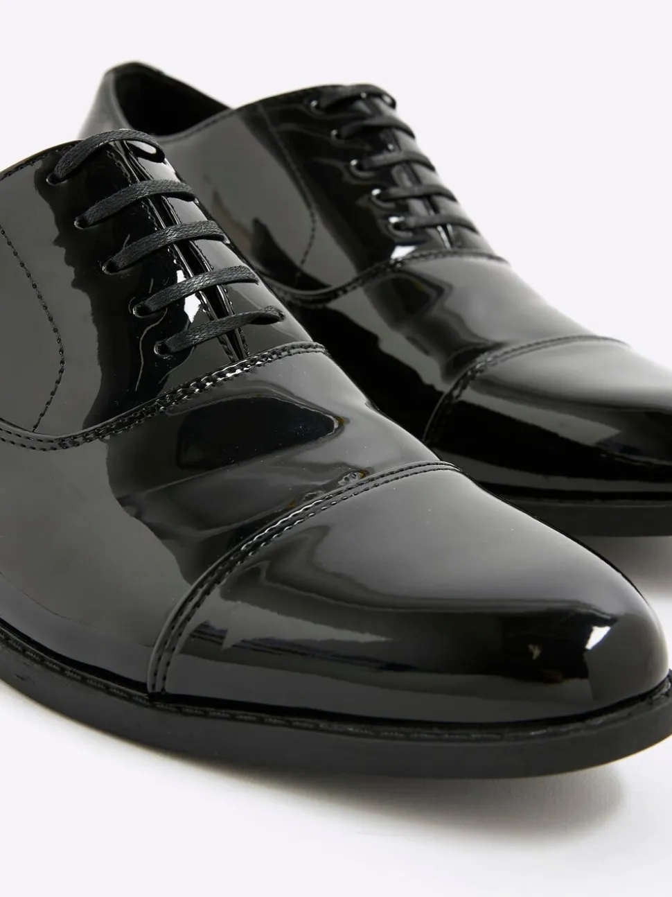 River Island - Lakleren derbyschoenen