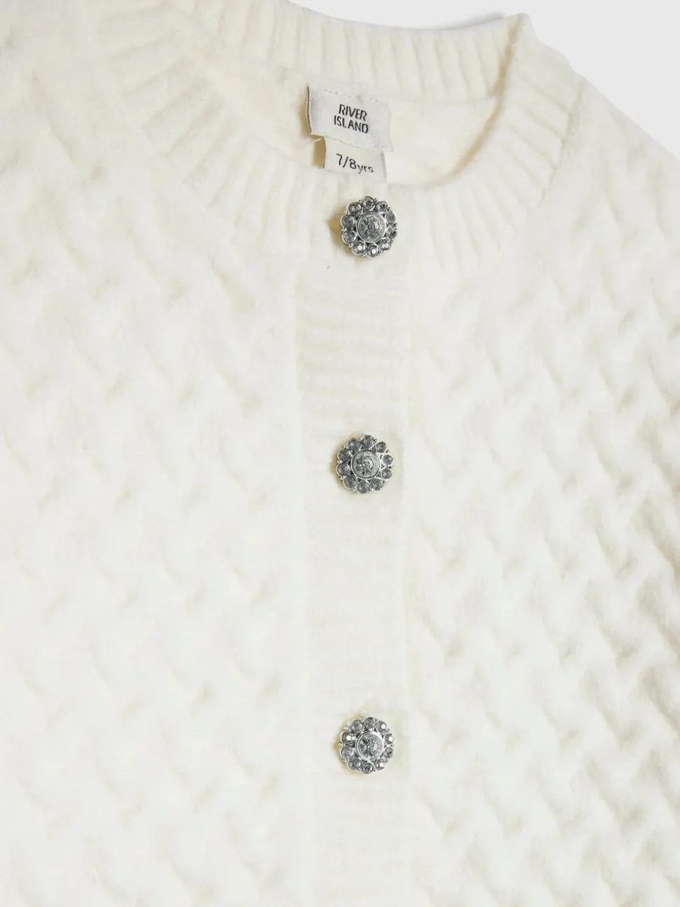 River Island Cable Cardigan & Trousers Set