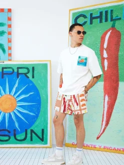 River Island Chilli Swim Shorts