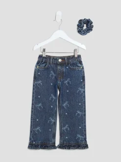 River Island Denim Bow Jeans