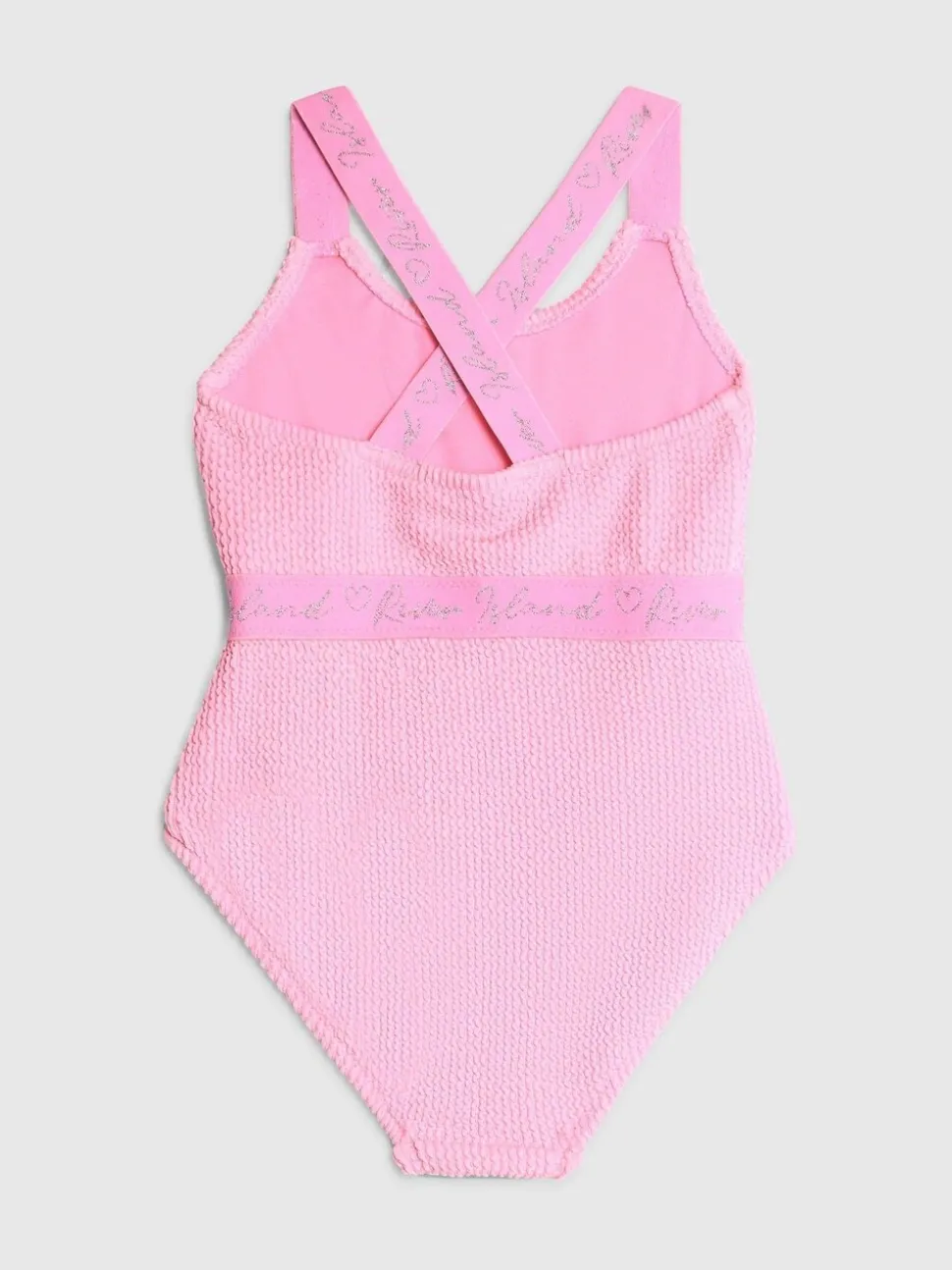 River Island Girls Elastic Textured Swimsuit