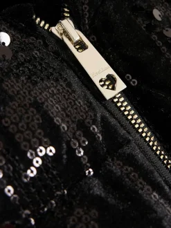River Island Girls Sequin Puffer Coat