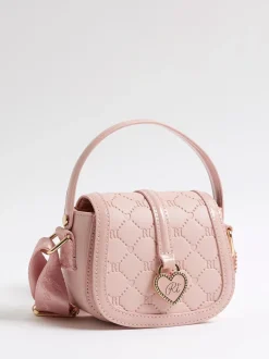 River Island Heart Monogram Kendal Cross-Body Bag