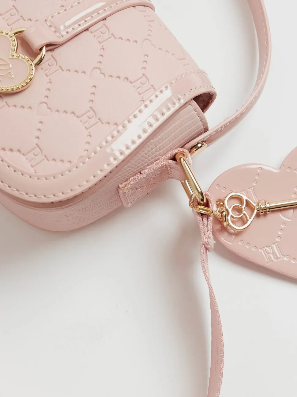River Island Heart Monogram Kendal Cross-Body Bag