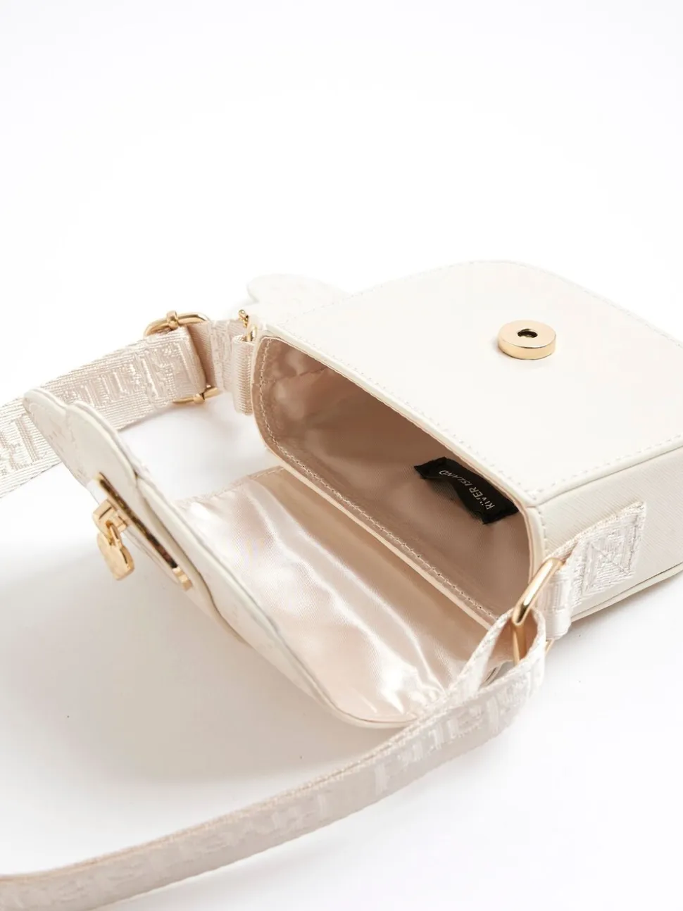 River Island Heartlock tas met monogram voor meisjes
