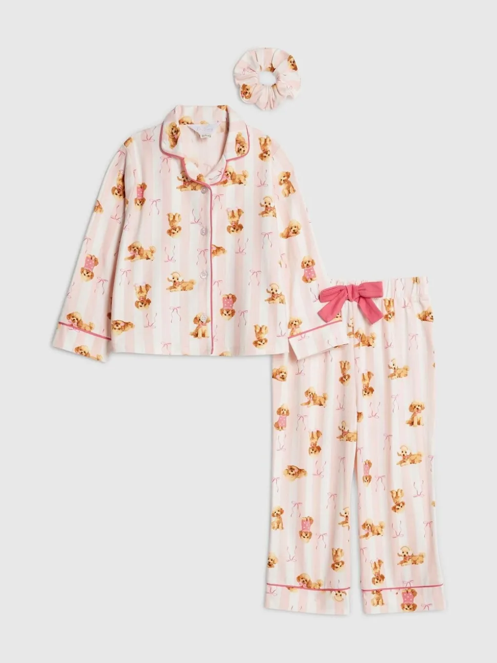 River Island Long Sleeve Puppy Pyjamas