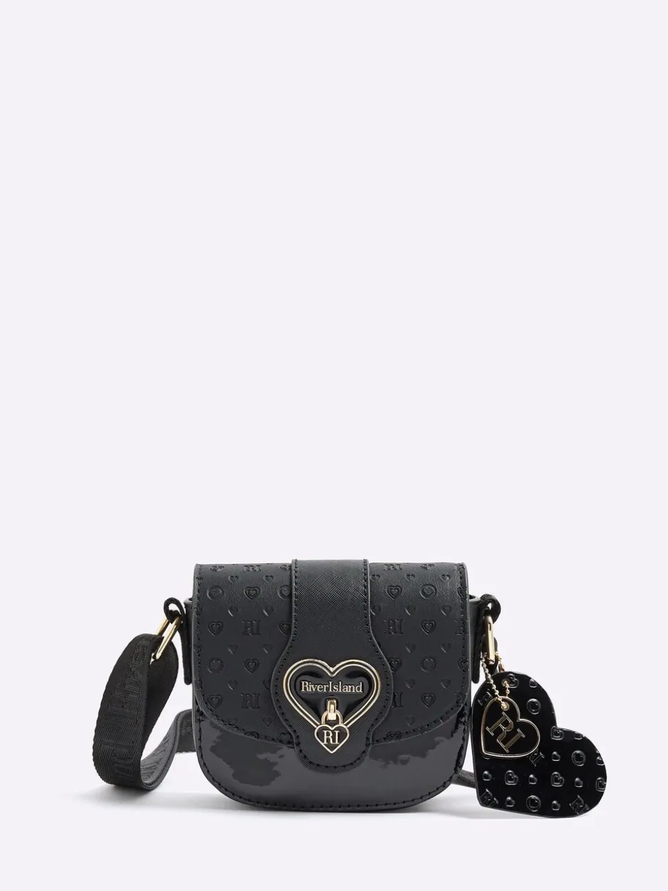 River Island Monogram Heartlock Kendal Bag