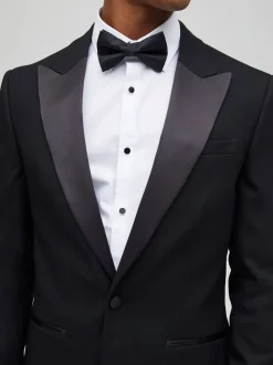River Island Plain Slim Tux Jacket