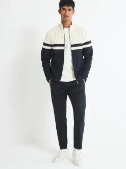 River Island Slim Fit Blocked Shacket
