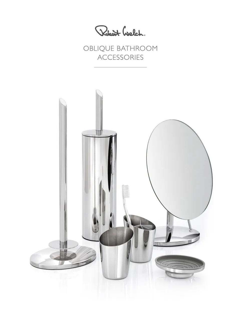 Robert Welch Oblique V vloertoiletrolhouder