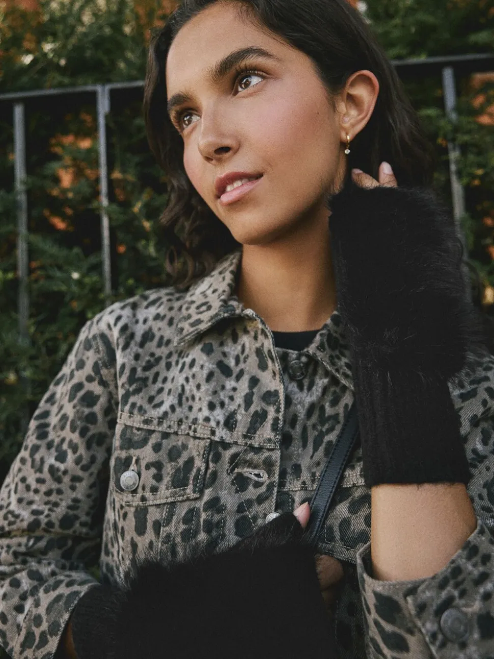 Rockett St George Faux Fur Handwarmers Gloves