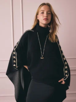 Rockett St George Gebreide Poncho