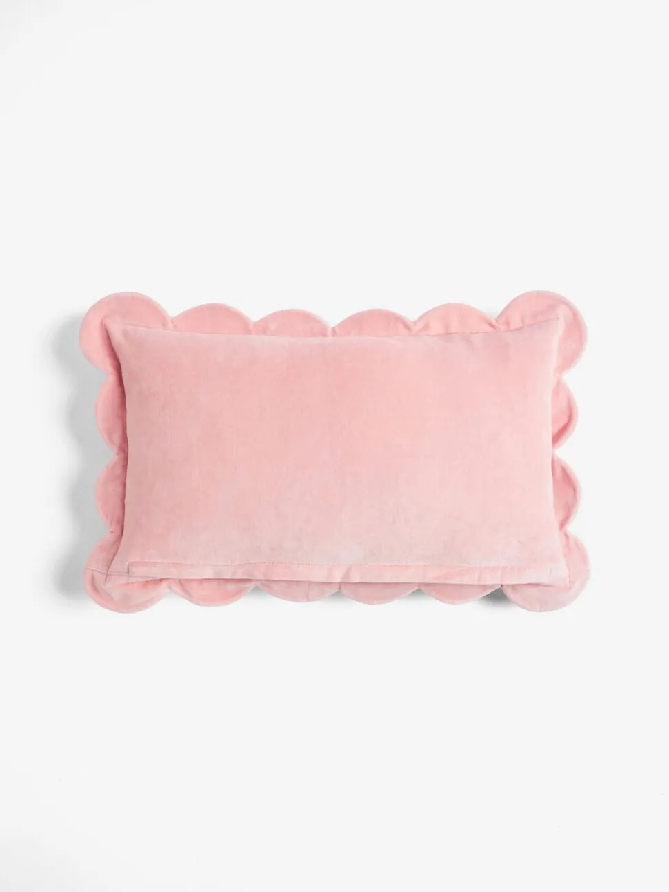 Rockett St George Ooh La La Scalloped Velvet Slogan Cushion