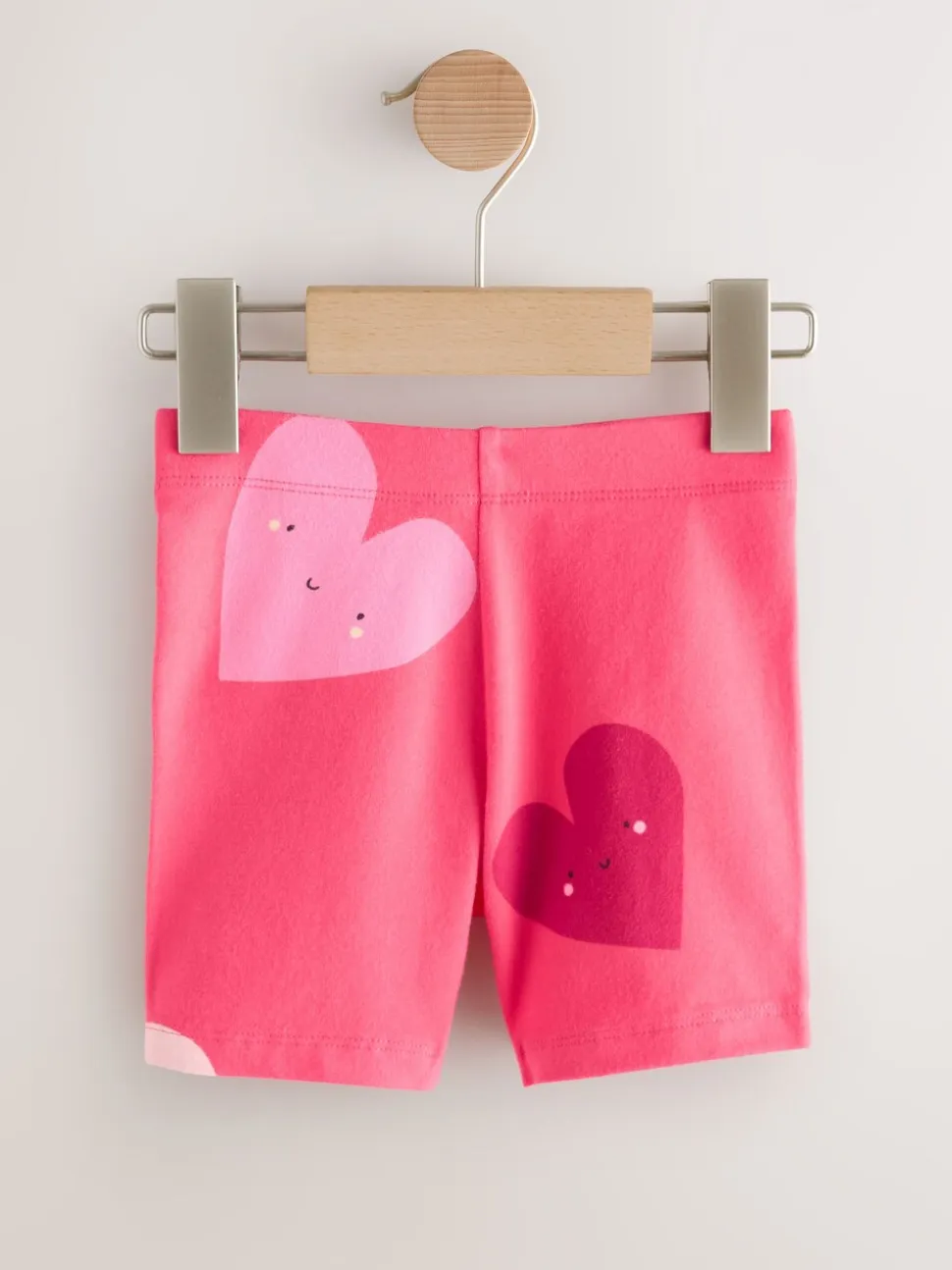 Rode hartjes - Set van 3 fietsshorts (3 mnd-7 jr)