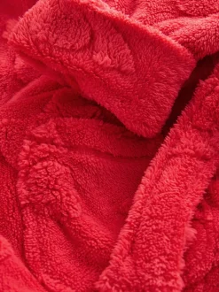 Rode strik - Fleece kamerjas (9mnd -16jr)