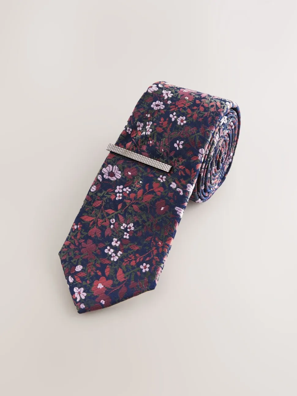 Roestbruin - Das met bloemenprint