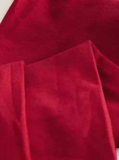Rood - 80 Denier schoolmaillot