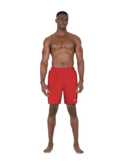 Rood - 7 inch - Nike Essential volley-zwemshort