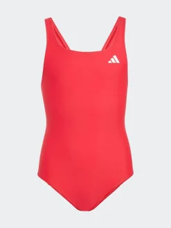 Rood - adidas Badpak met V-rug voor kinderen