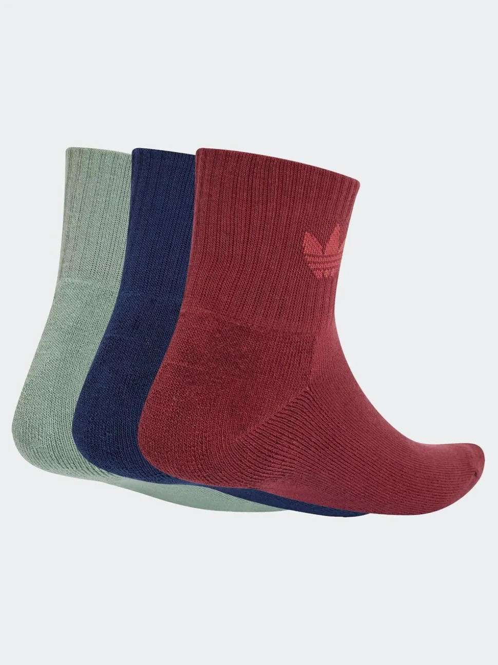 Rood - adidas Originals set van 3 halfhoge sokken