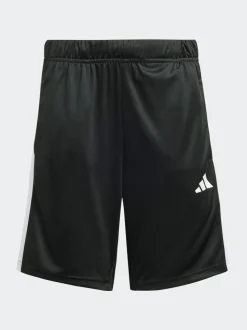 Rood - adidas Train Essentials 3-Strepen Kids T-shirt & Shorts Set