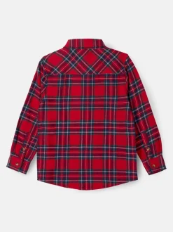 Rood - Angel & Rocket Camden Brushed Shirt With Bow Tie