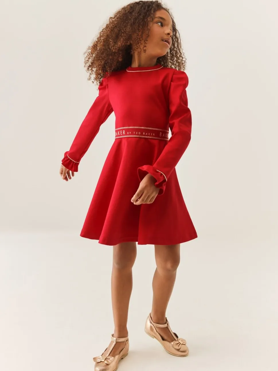 Rood - Baker by Ted Baker - Ponté jurk