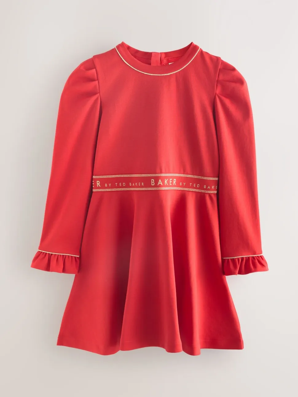 Rood - Baker by Ted Baker - Ponté jurk