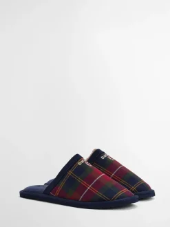 Rood - Barbour® Tartan Everitt pantoffels